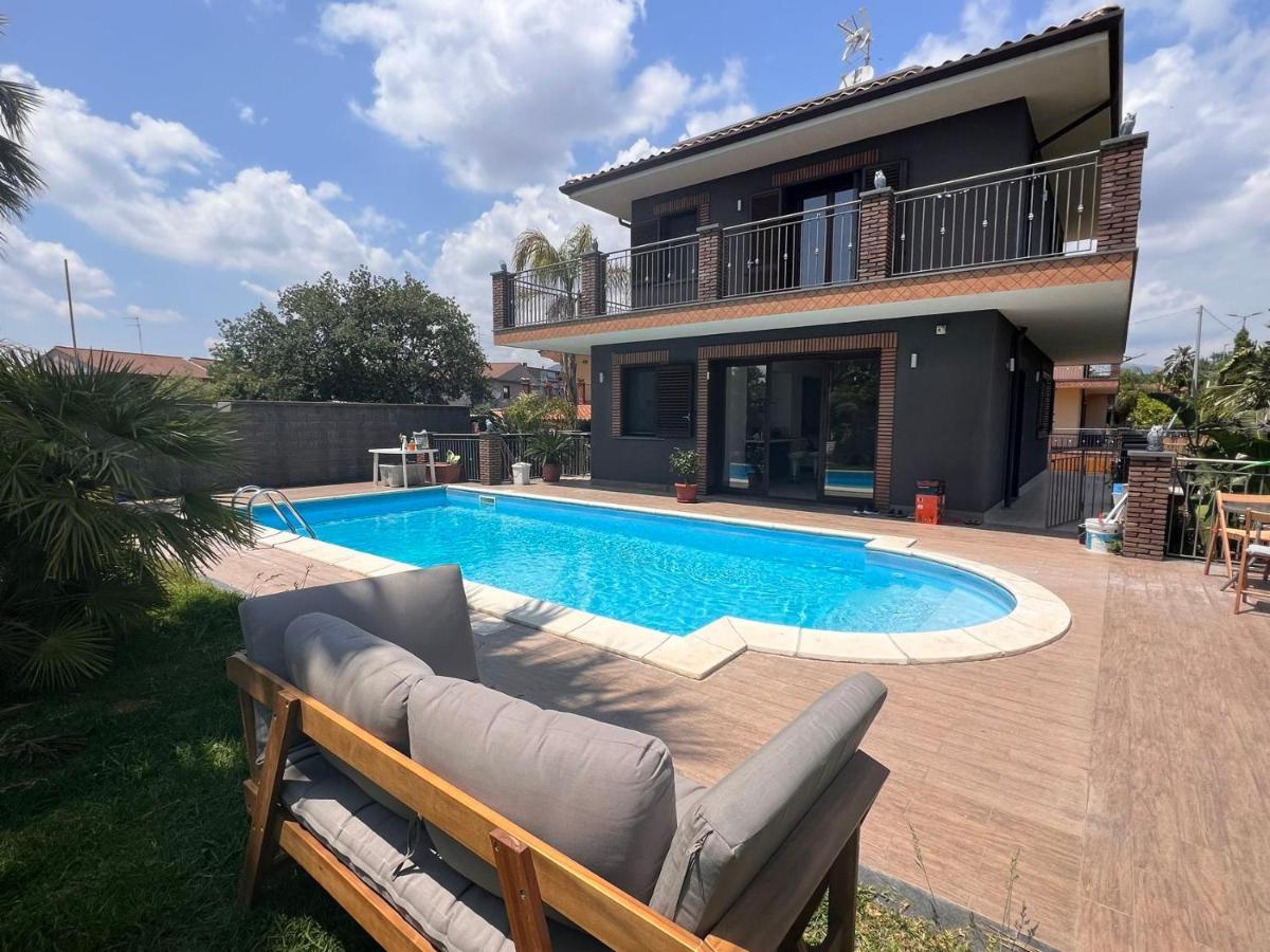 Etna Pool Villa Catania-Sea View Mascalucia Dış mekan fotoğraf