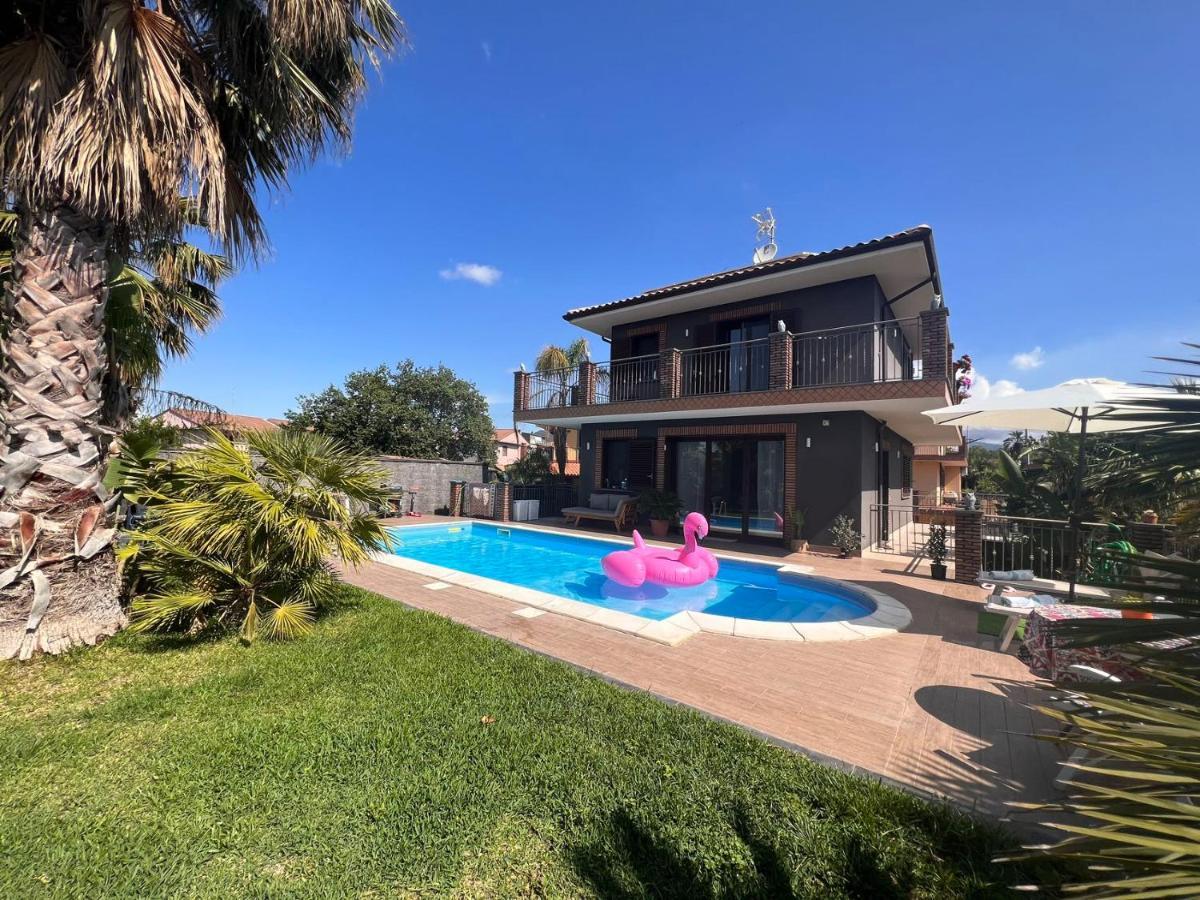 Etna Pool Villa Catania-Sea View Mascalucia Dış mekan fotoğraf